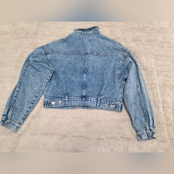 Forever 21, Size M, Denim Blue Women's Jacket, Cropped - Picture 2 of 10